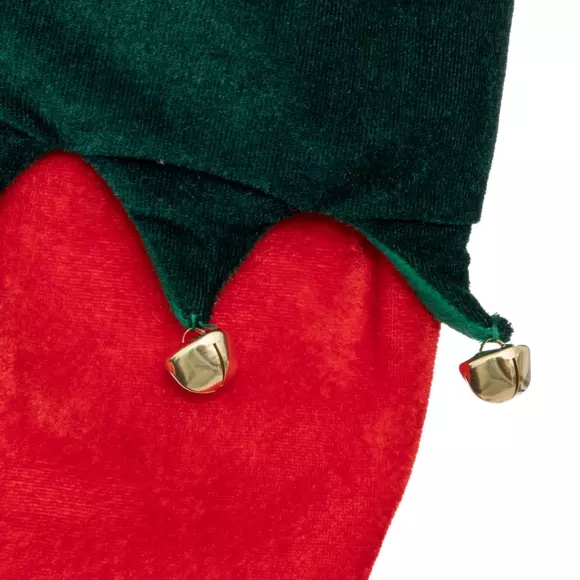 Eminza Chaussette De Noël (H46 Cm) Lutin Rouge