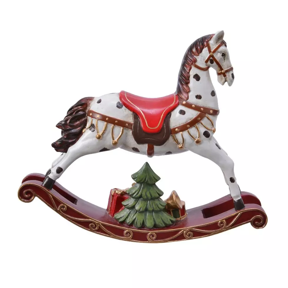 eminza Cheval à bascule (H18 cm) Erland Féérie