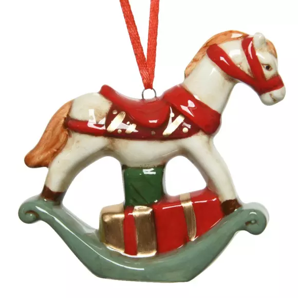 Eminza Cheval à Suspendre (H8 Cm) Emile Rouge