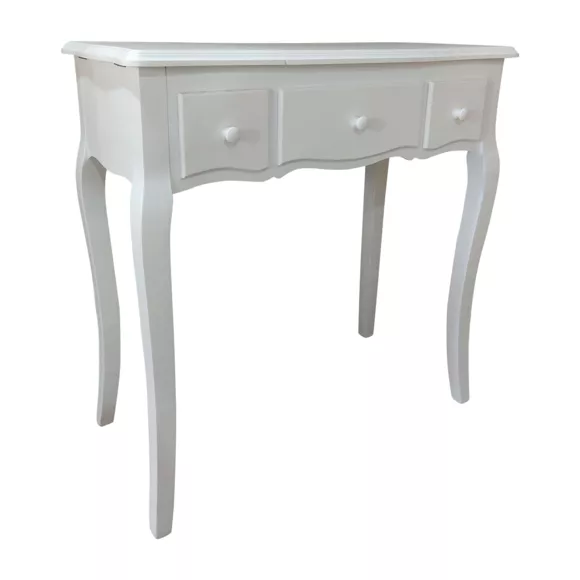 Eminza Coiffeuse Enfant Bois (H115 Cm) Romy Blanche