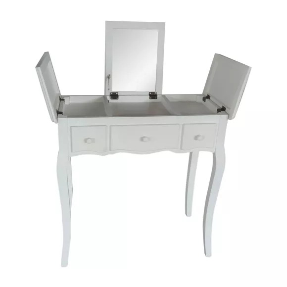 Eminza Coiffeuse Enfant Bois (H115 Cm) Romy Blanche