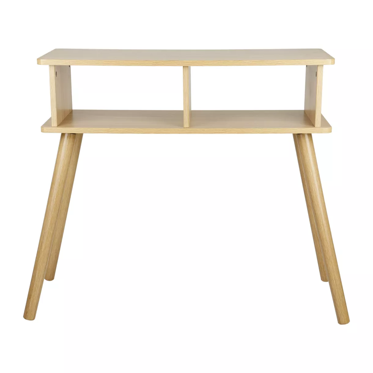 eminza Console bois 2 niveaux (H75 cm) Ella Beige