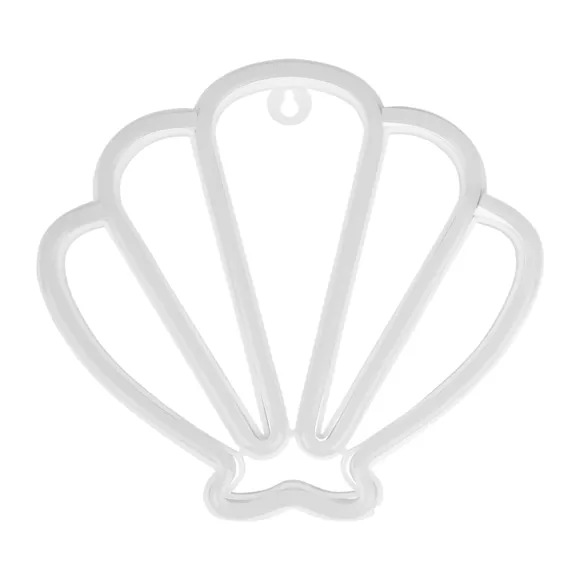 Eminza Coquillage Lumineux Néon Enfant (H20 Cm) Rose