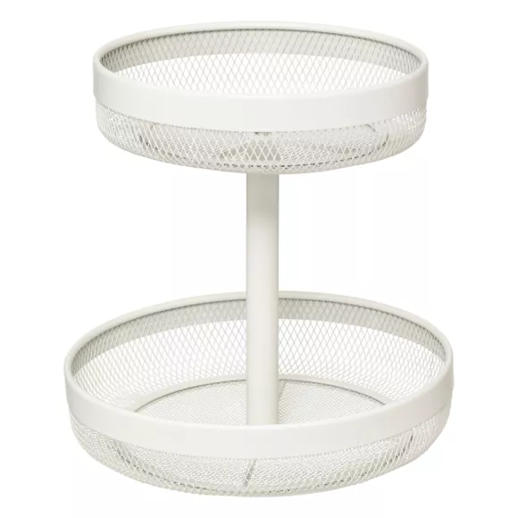 Eminza Corbeille à Fruits Métal (H31 Cm) Mayaj Beige