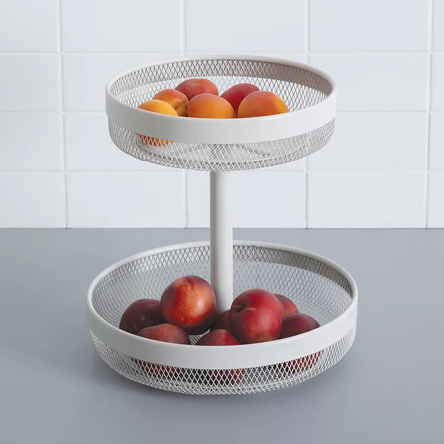 eminza Corbeille à fruits métal (H31 cm) Mayaj Beige