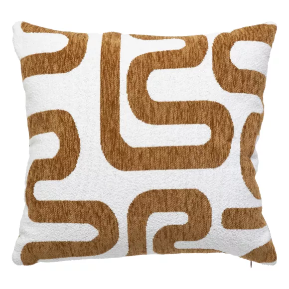 Eminza Coussin Carré (40 X 40 Cm) Safina Marron