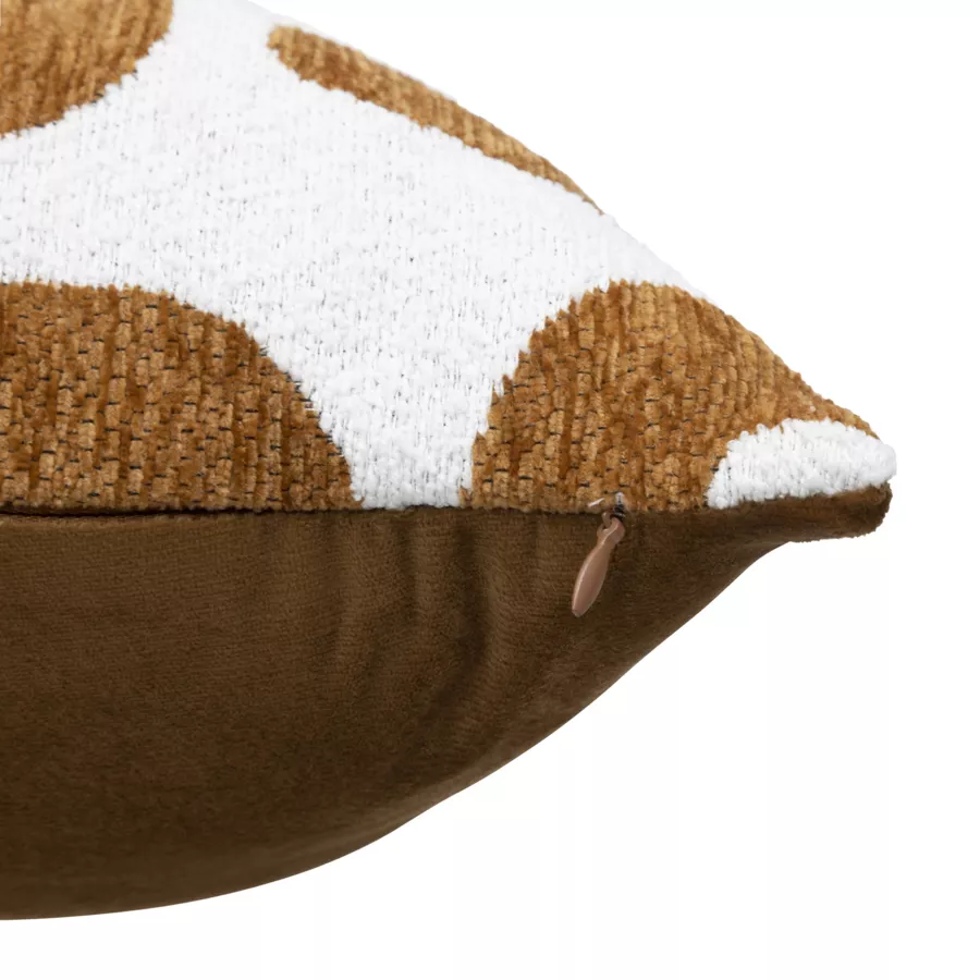 Eminza Coussin Carré (40 X 40 Cm) Safina Marron