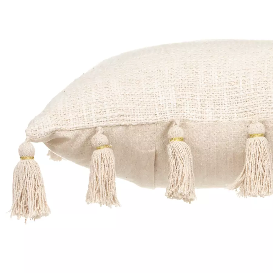Eminza Coussin Carré Coton (30 X 50 Cm) Gypsy Ivoire