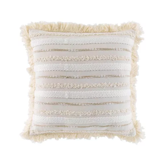 Eminza Coussin Carré Coton (40 X 40 Cm) Atlas Beige