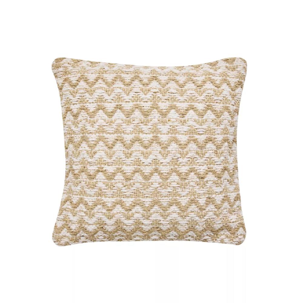 eminza Coussin carré coton (40 x 40 cm) Loumeo Beige