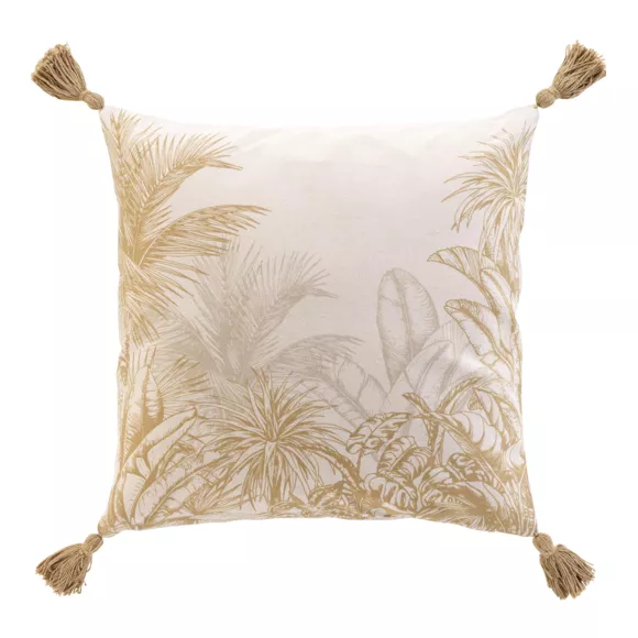 Eminza Coussin Carré Coton (45 X 45 Cm) Dune Ecru