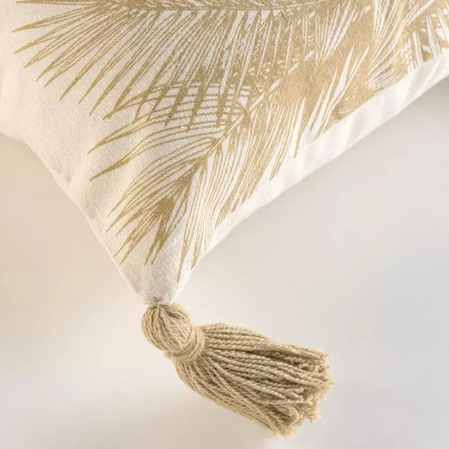 Eminza Coussin Carré Coton (45 X 45 Cm) Dune Ecru
