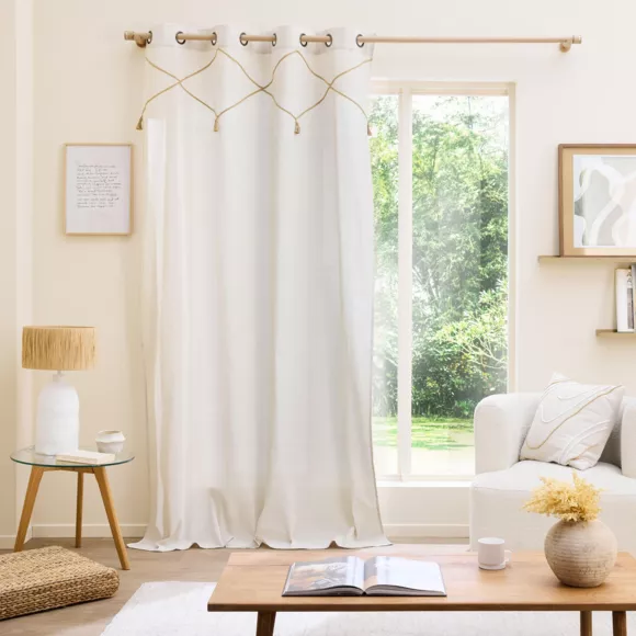 Eminza Coussin Carré Coton (45 X 45 Cm) Lacia Beige
