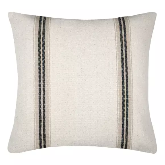 Eminza Coussin Carré Coton (50 Cm) Montauban Noir
