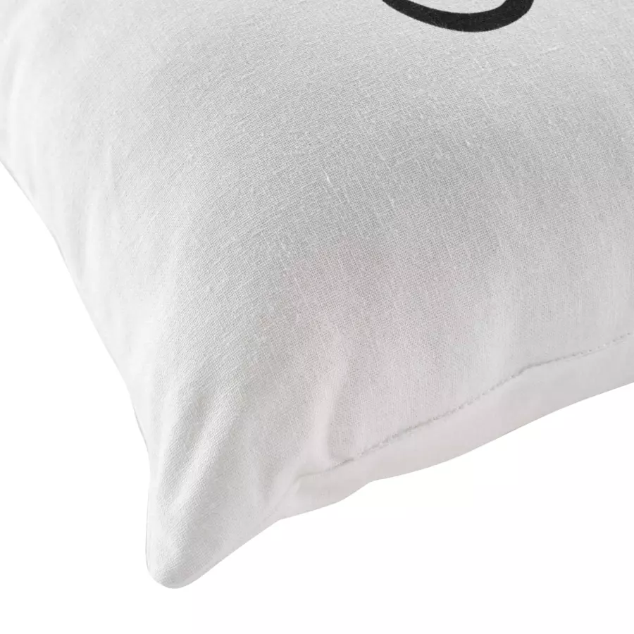 Eminza Coussin Carré Enfant Igloo Blanc