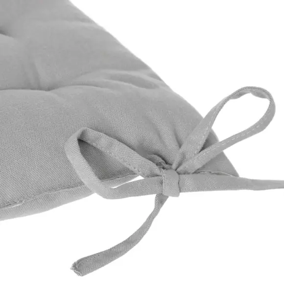 Eminza Coussin De Chaise Carré Datara Gris Clair