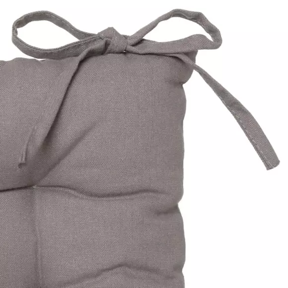 Eminza Coussin De Chaise Carré Datara Taupe