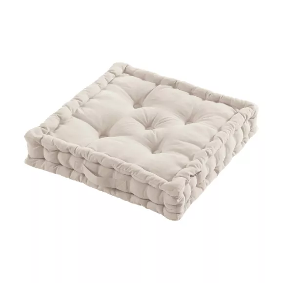 Eminza Coussin De Sol Coton (50 X 50 Cm) Pixel Beige