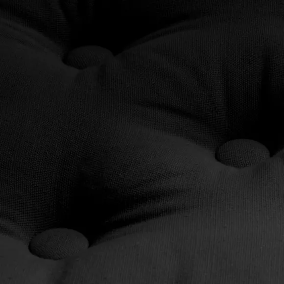 Eminza Coussin De Sol Coton (60 X 60 Cm) Pixel Noir