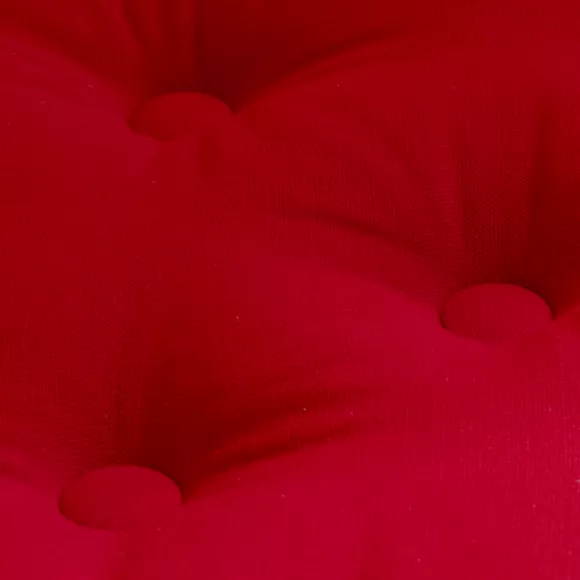Eminza Coussin De Sol Coton (60 X 60 Cm) Pixel Rouge