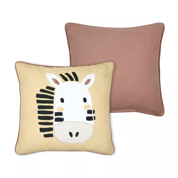 Eminza Coussin Enfant Carré (40 Cm) Coquin Jaune