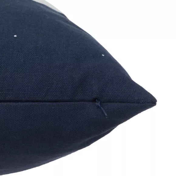 Eminza Coussin Enfant Carré (40 X 40 Cm) Espace Bleu