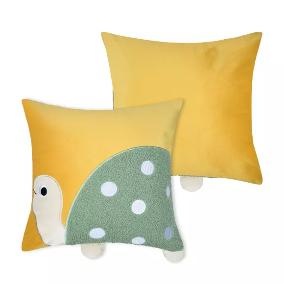 Eminza Coussin Enfant Carré (40 X 40 Cm) Mimy Jaune