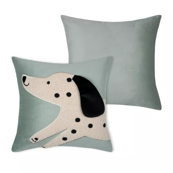 Eminza Coussin Enfant Carré (40 X 40 Cm) Mimy Vert