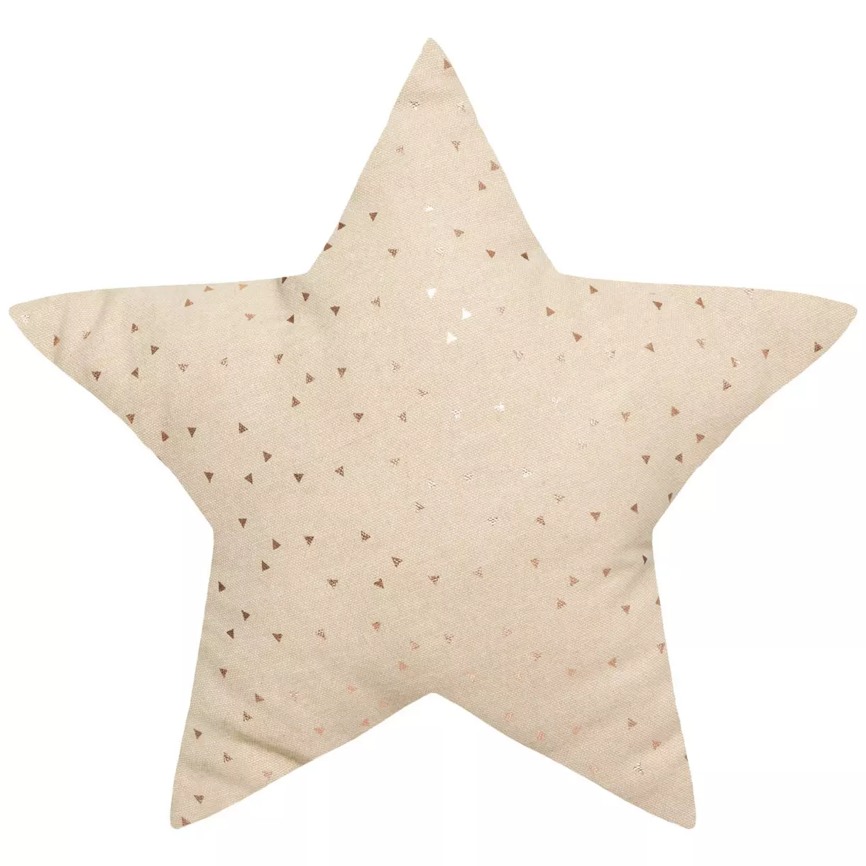 eminza Coussin enfant Etoile (40 cm) Berlingot Beige