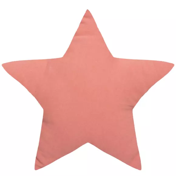 Eminza Coussin Enfant Etoile (40 Cm) Berlingot Rose