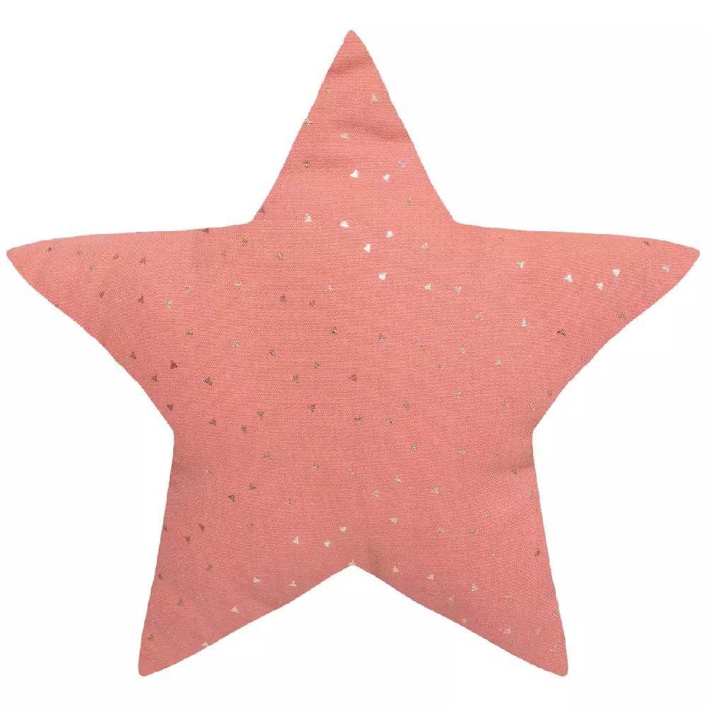 eminza Coussin enfant Etoile (40 cm) Berlingot Rose