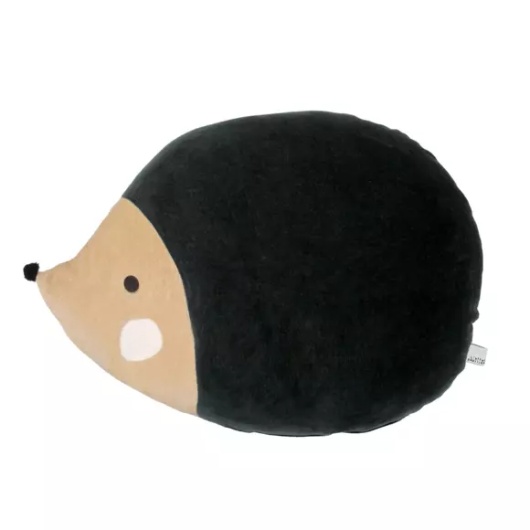 Eminza Coussin Enfant Polisson Noir