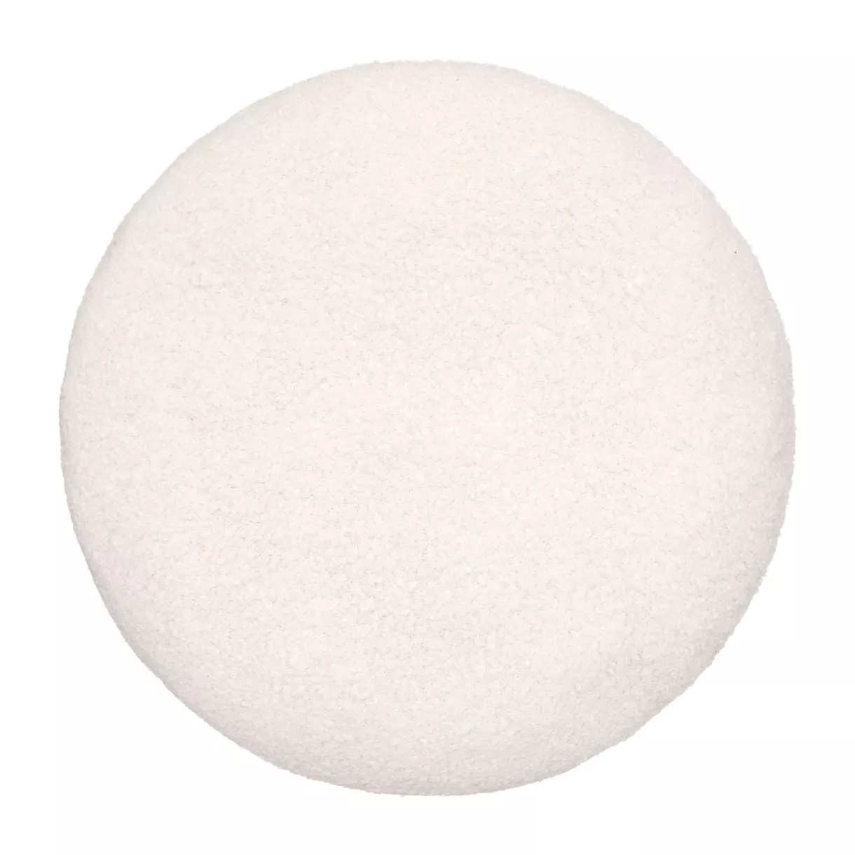 eminza Coussin rond (40 cm) Subli Blanc