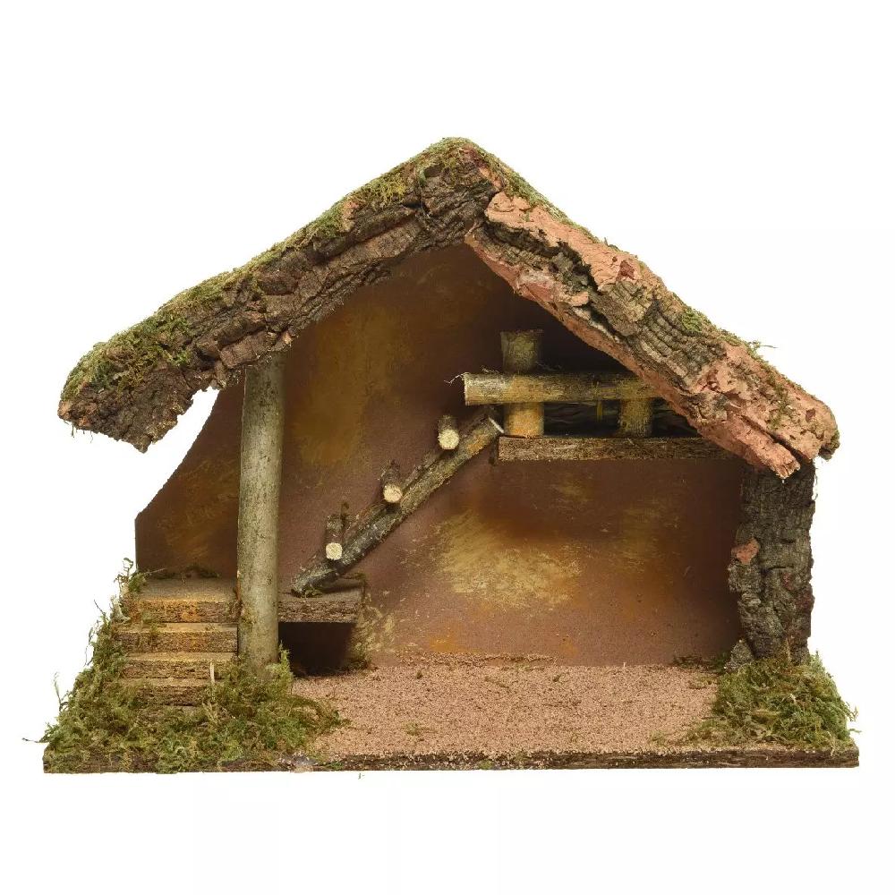 eminza Crèche de Noël vide (H29 cm) Saint-Maxime
