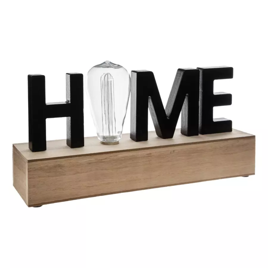Eminza Décoration Lettres Lumineuses LED Home Noir