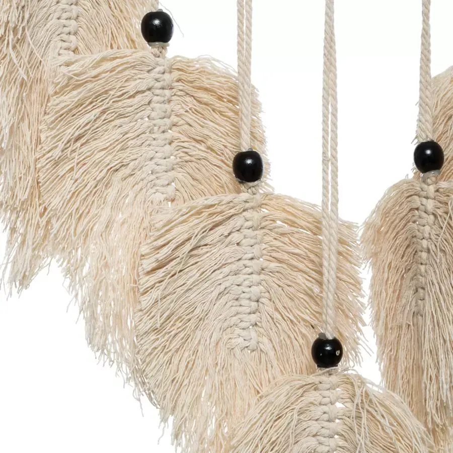 Eminza Décoration Murale Macramé (H68 Cm) Safari Lin