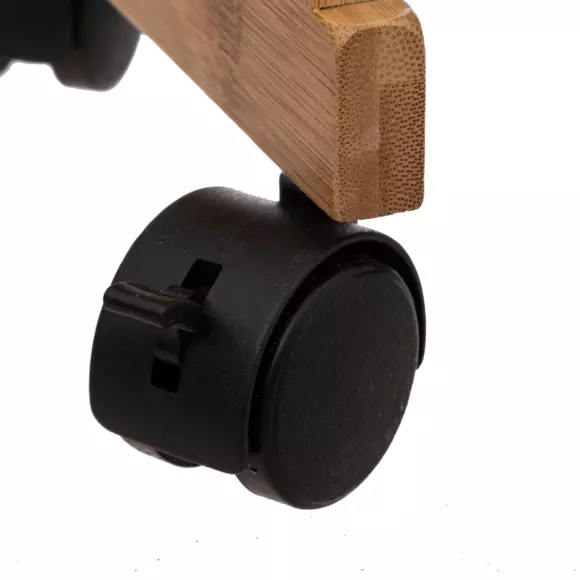 Eminza Desserte De Cuisine 3 Niveaux (H80 Cm) Noir