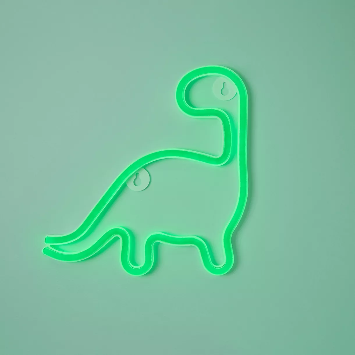 eminza Dinosaure lumineux néon enfant (H23 cm) Vert