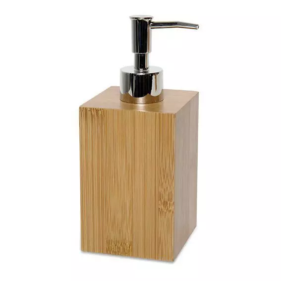 eminza Distributeur de savon Ecobio Bois & Bambou