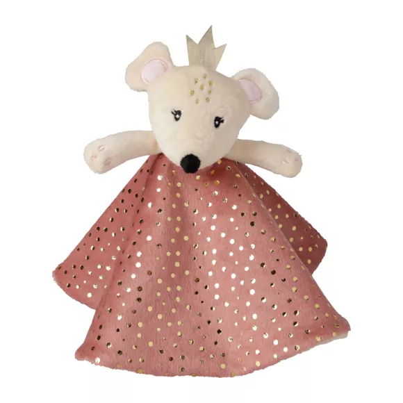 Eminza Doudou Bébé (26 Cm) Souris Rose