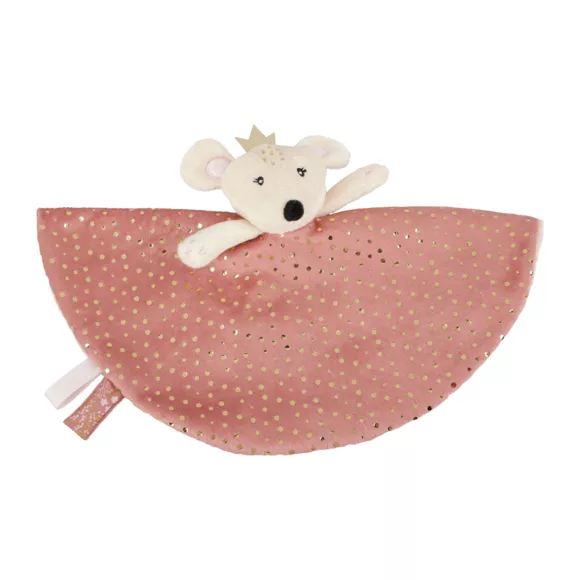 Eminza Doudou Bébé (26 Cm) Souris Rose