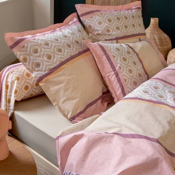 Eminza Drap Plat Coton (240 X 310 Cm) Inouk Rose