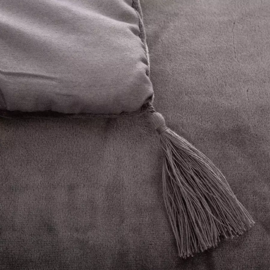 Eminza Edredon Velours (80 X 180 Cm) Slow Gris