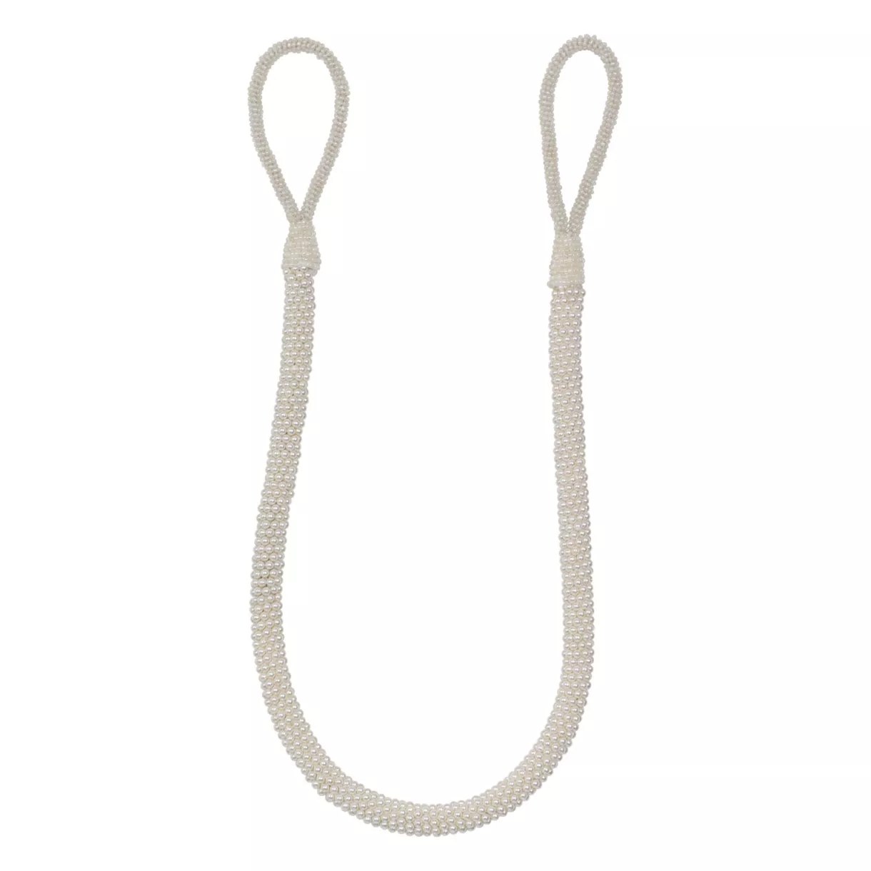 eminza Embrasse rideau (80 cm) Pearl Blanche