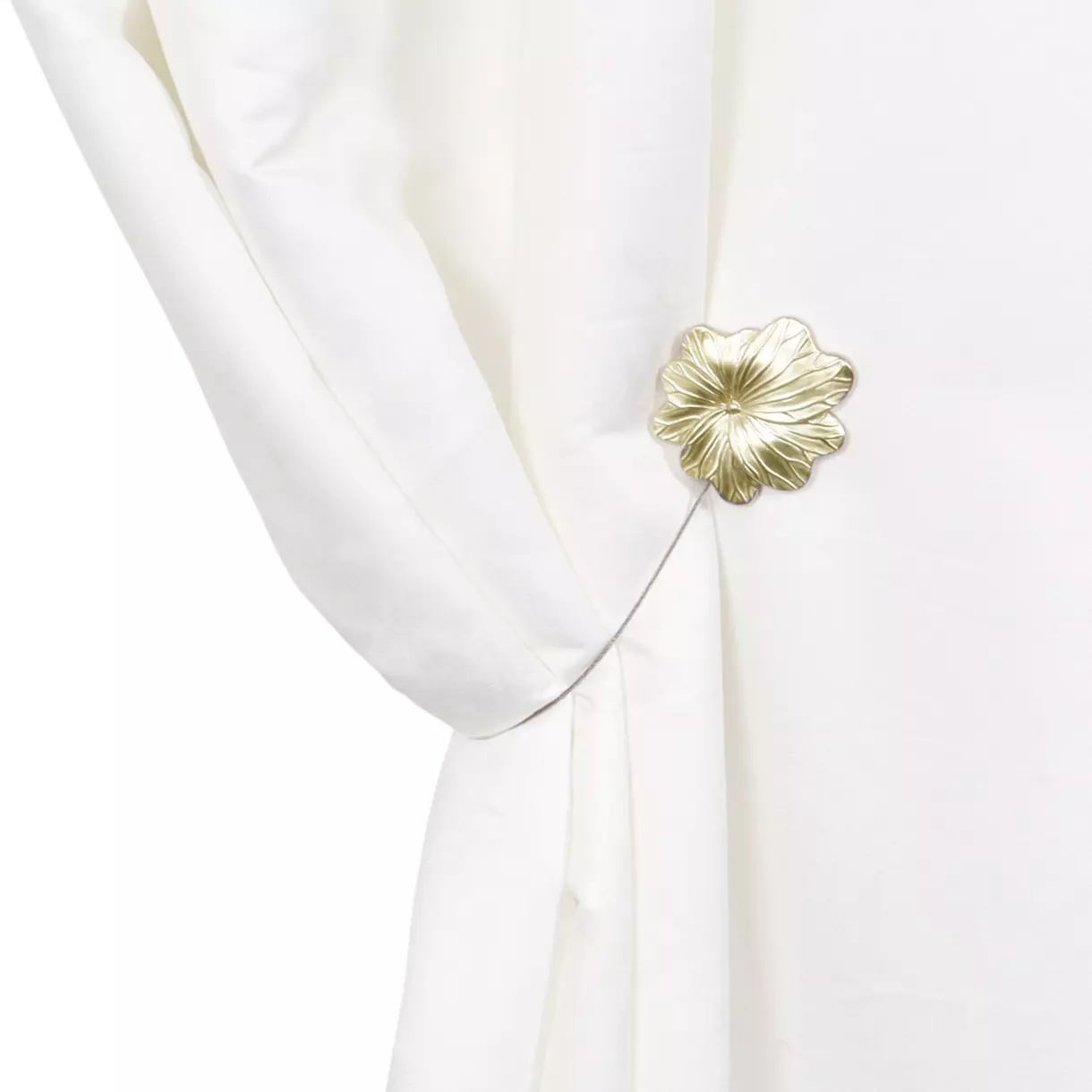 eminza Embrasse rideau aimantée Eva Or