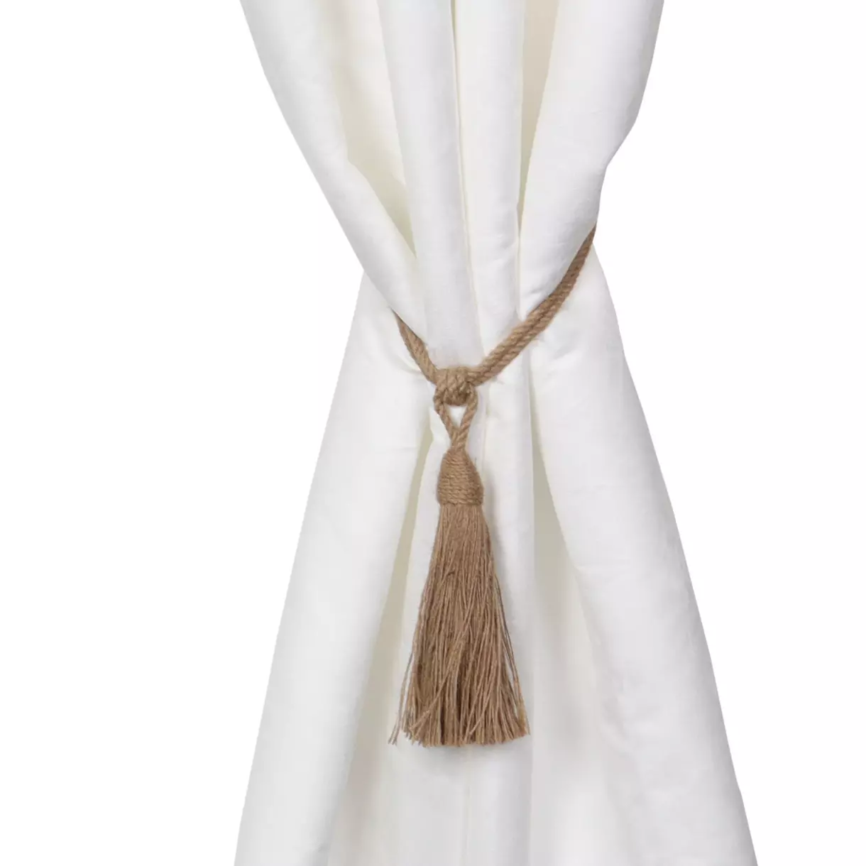 eminza Embrasse rideau jute Constance Beige
