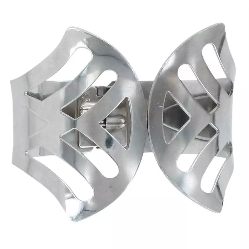 eminza Embrasse rideau manchette Carthage Chrome