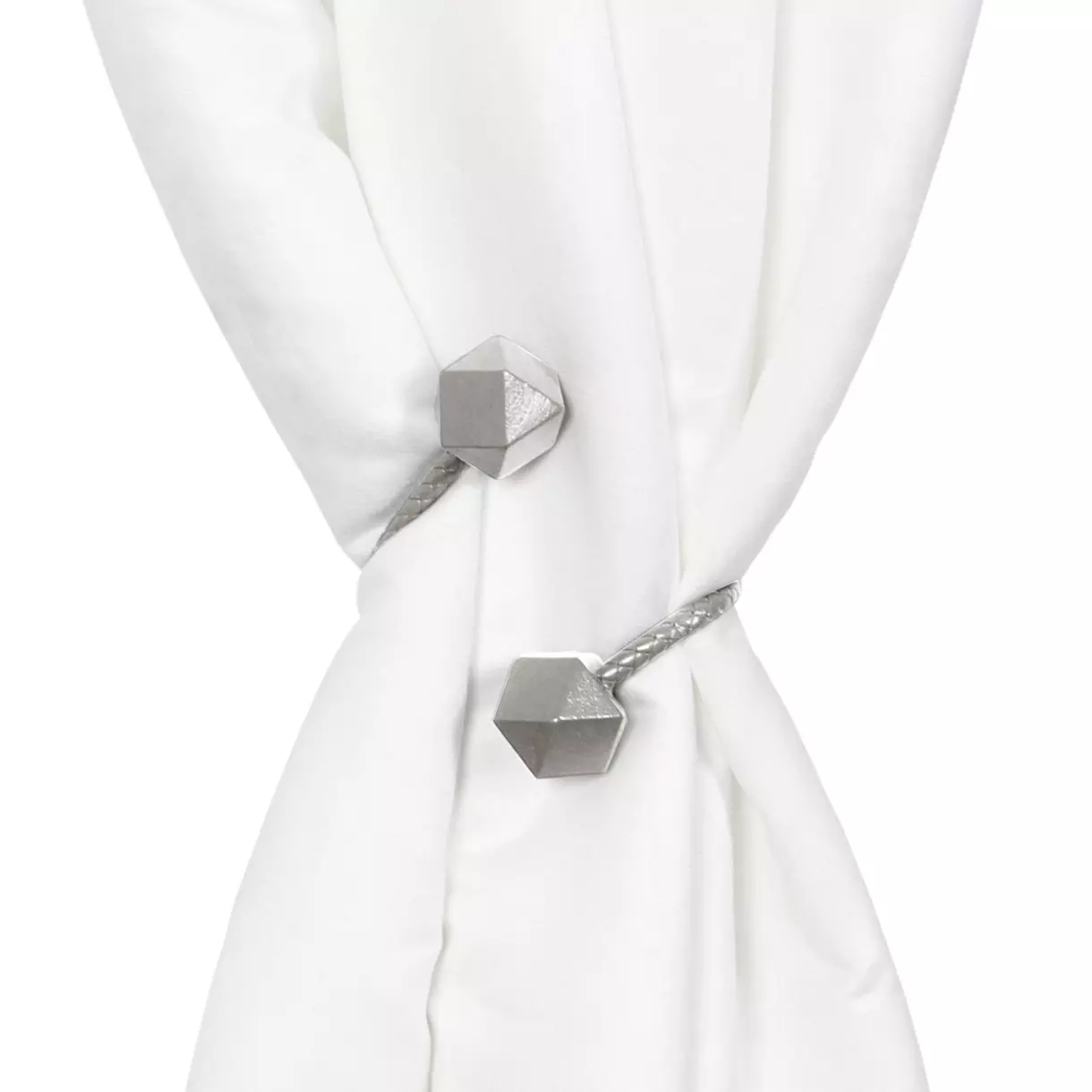 eminza Embrasse rideau Twist Argent