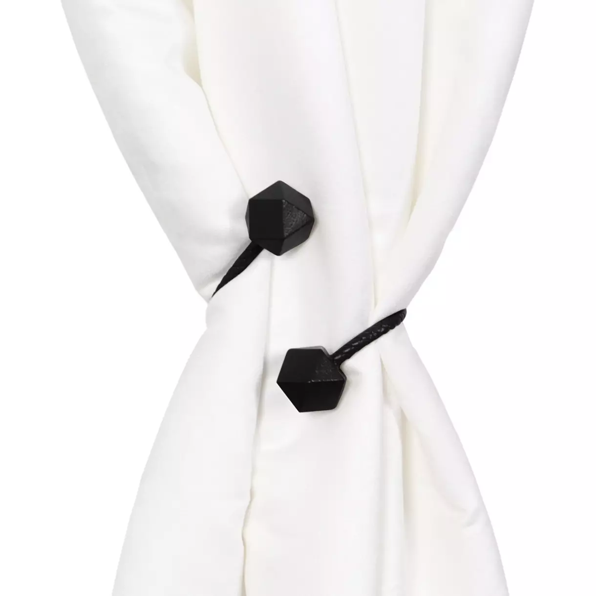 eminza Embrasse rideau Twist Noire