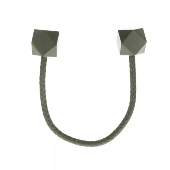 Eminza Embrasse Rideau Twist Vert Kaki